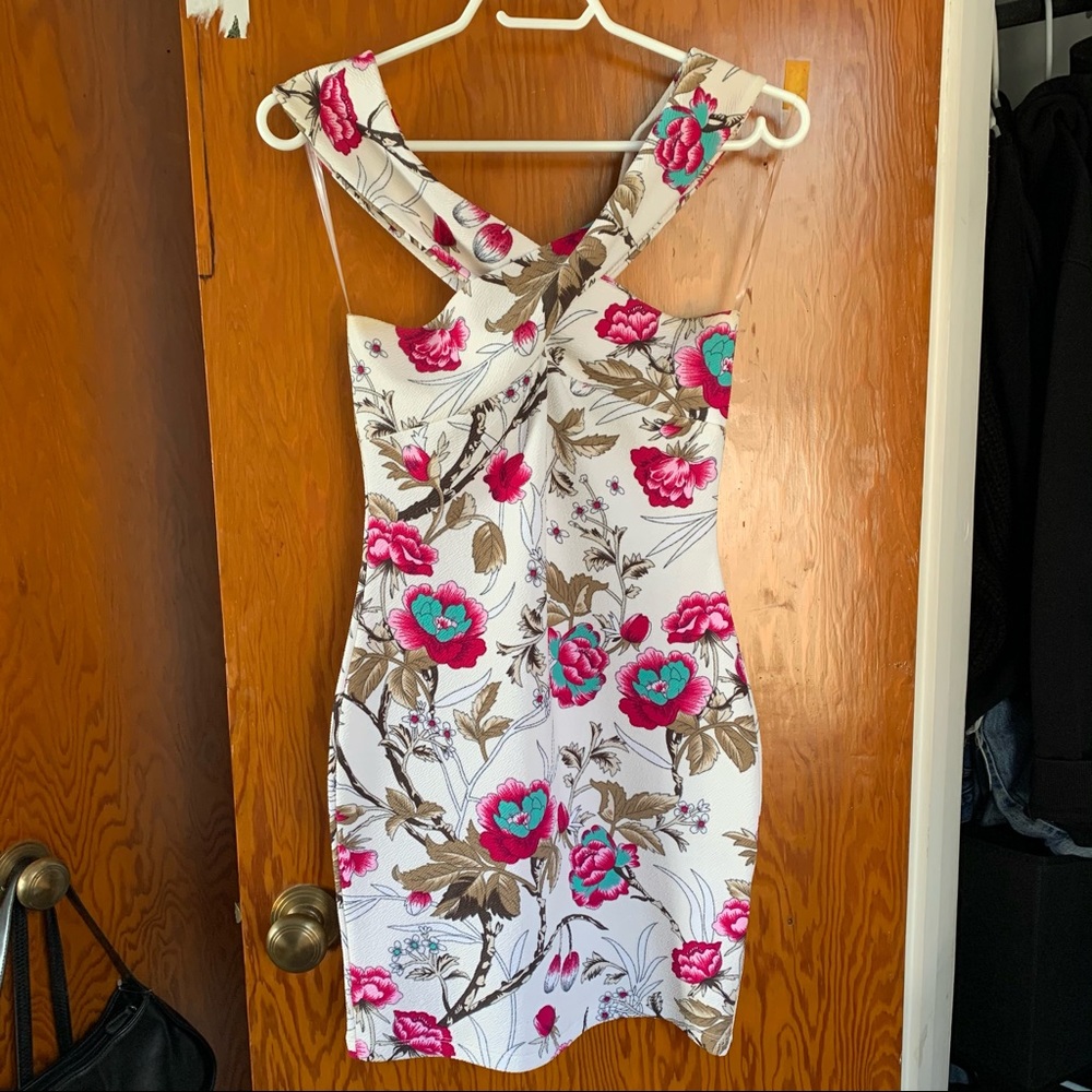 Floral bodycon dress